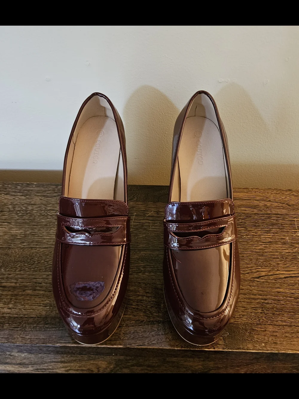 NEW Women's Burgundy Patent Loafers